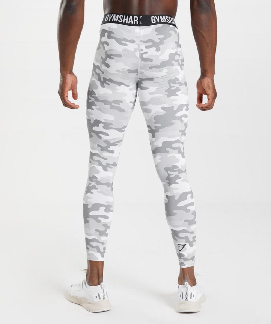 Legginsy Męskie Gymshark Element Głęboka Szare | PL 4096QMA